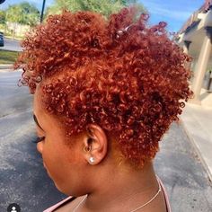 Short Auburn Natural Hair Black Women, Copper Tapered Natural Hair, Colored Short Natural Hair Black Women, Copper Hair On Black Women Natural Short, Inner Locs, Ginger Red Hair Black Women, Short Copper Hair On Black Women, Hairstyles For Short Natural Hair, Short Natural Styles