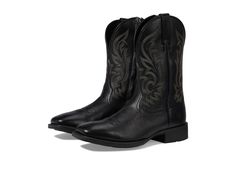 PRICES MAY VARY. ATS lightweight forked shank for enhanced support Removeable All Day Cushioning insole Premium full-grain leather foot and upper Seven-row stitch pattern with center decorative stitch Medial zipper for easy entry Luxury Black Cowboy Boots For Business, Black Cowboy Boots Men, Western Black Snip Toe Boots, Black Western Cowboy Boots, Black Cowboy Boots Boot Barn, Black Cowboy Boots, Black Cowboy, Western Boot, Kids Luggage