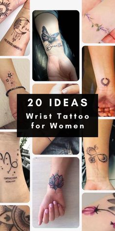 20 ideas for wrist tattoo for women