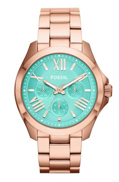 Going on the wishlist: Rose gold and mint watch. How To Have Style, Boyfriend Watch, Skagen, Diy Schmuck, Stainless Steel Watch