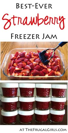 strawberry jam is the best way to get fresh strawberries out of the freezer