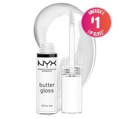 Sugar Glass, Makeup Favorites, Nyx Butter Gloss, Butter Gloss, Glossier Lip Gloss, Nyx Lipstick, Metallic Lips, Favorite Makeup Products, Kissable Lips