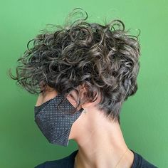 Tousled Pixie for Thick Curly Hair Tousled Pixie, Short Curly Hairstyles For Women