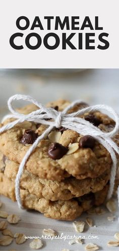 There’s few things better than fresh baked cookies during the holidays. These Oatmeal Chocolate Chip Cookies are soft and chewy and filled with delicious oats. Simple and easy to make.