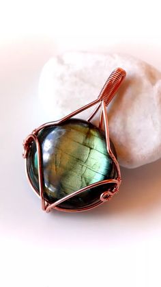 Wire Creations, Copper Wire Art, Wire Wrapping Techniques, Wire Wrapped Jewelry Diy