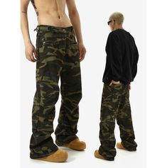 Model is 5ft 9''(176cm) tall, 145 lbs(66kg) weight and wearing a size L168cm 59kg wearing a size M - CAMOUFLAGE - Army green- Straight fit- Cargo style- Adjustable waist Camouflage Cargo Pants, Spring Outfits Men, High Heel Sneakers, Cargo Style, New Pant, Suit Vest, Slim Fit Shorts, Slim Fit Pants, Bag Dress