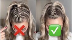 Hey guysToday I wanted to show you a dutch braid vs a faux dutch braidMy hair did not want to cooperate in this videoIt's been super frizzyso apologi... French Braid Faux Hawk, Dutch Braid Mohawk Tutorials, Puffy Dutch Braid Tutorial, Faux Braid Half Up Half Down, Top French Braid Half Up, Braiding Your Own Hair Tutorials, How To Fake Dutch Braids, Faux French Braid Hairstyles, French Mohawk Braid Tutorial