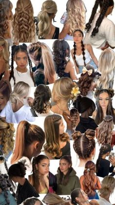 Braid In Back Of Hair, Hairstyles To Keep Hair Off Neck, Active Hair Styles, Think Hairstyles, Hair Styles For The Lake, School Photo Hairstyles Hair Up, Hair Ideas For The Pool, Hairstyles For Six Flags, Amusement Park Hairstyles Summer