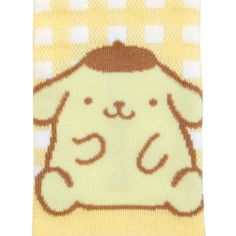 a yellow and brown teddy bear on a checkered background with the words, i love you