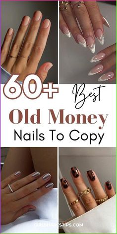 Neutral Classy Nails, Caramel Nails, Nails With Gold Accent, Vanilla Nails, Old Money Nails, Money Nails, Fresh Nail, Soft Gradient, Nail Vitamins