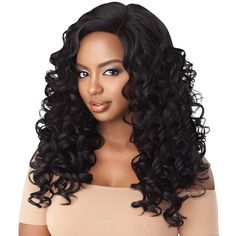 Outre Synthetic L Part Swiss Lace Front Wig - RONIKA COLOR SHOWN : 1BMATERIAL : SyntheticTYPE : Lace Front Wig LENGTH : LongHEAT SAFE : Yes up to 400°F DESCRIPTION : Swiss Lace: Soft, flexible, stretch High Tex | Heat Resistant fiber | Safe up to 400°F Skillfully handcrafted for a natural hairline to achieve the beauty and style youve always wanted How to Care Brush through the hair from the tips to the roots to prevent matting and tangling. For curly styles, spritz the hair with water and scrunch teh curls to bring them back to life. For straight styles, use a heat protectant when styling with heat tools (up to 350°F and 400°F) The fewer the products the better! When washing your wig, use lukewarm water and a gentle sulfate-free shampoo and conditioner Do not rub the hair dry with a towe Wig Spritz, Raven Hair, Textured Curly Hair, Hair Patterns, Remy Hair Wigs, Remy Hair Weave, Brazilian Remy Hair, 360 Lace Wig, Hair Mousse