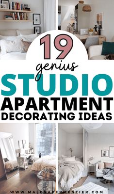 the top ten genius studio apartment decorating ideas