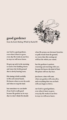 a page from the book good gardener