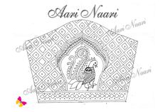 Aari Tracing Paper, Aari Tracing Designs, Aari Embroidery Motifs, Kodi Design Aari Work, Sleeve Drawing, Peacock Embroidery Designs, Flower Pattern Drawing, Kutch Work Designs