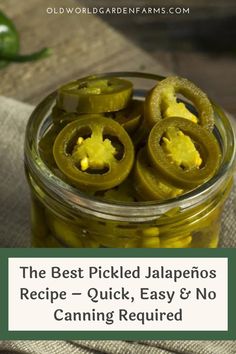 the best pickled jalapenos recipe - quick, easy and no canning required