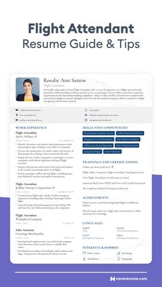 Free step-by-step guide with the best tips on how to write a great Flight Attendant resume. Flight Attendant Resume No Experience, How To Become A Flight Attendant, Flight Attendant Course, Fly Attendant, Airline Jobs, The Flight Attendant