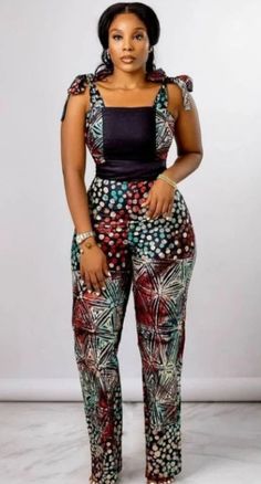 Adire Styles, Ankara Jumpsuit Styles, Chitenge Outfits, Ankara Pants, African Jumpsuit, Jumpsuit Styles, African Print Pants, Ankara Jumpsuit, African Print Jumpsuit