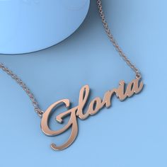 Gloria name necklace Gold Custom Necklace, Personalized Gifts For Her/Him Add something extra special to your jewelry box with Name Necklace Official engravable necklaces.
									The Gloria's name necklace with little heart unique gifts Gold is best gifts for Gloria. Name Necklace Official provides affordable engravable jewelry that won't 
									break the bank. In addition, these pieces make for very thoughtful and appreciated gifts for friends and family. 
									And whether valentine's Engravable Jewelry, Name Necklace Silver, Name Necklace Gold, Necklace Rose Gold, Necklace Rose, Personalized Gifts For Her, She & Him, Engraved Jewelry, Gifts Birthday