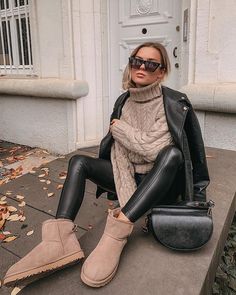 Winter City Outfits Cold Weather, Look Legging, Winter Fashion Outfits Casual, Pastel Outfit, Cold Outfits, Fall Clothing, Mode Casual, Instagram Outfits, Winter Clothing