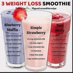 Smoothies Vegan, Easy Smoothie Recipes, Healthy Drinks Recipes