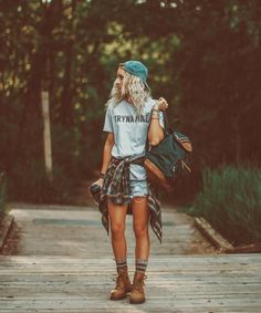 Cute Camping Outfits, Chique Outfit, Hiking Outfit Women