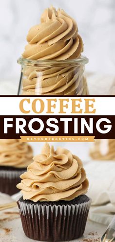 An easy sweet to make with only 5 ingredients! This yummy dessert recipe will take your favorite treats up a notch. Full of rich espresso flavors, this coffee buttercream frosting is the BEST. Check out the many ways to use this perfect coffee frosting! Coffee Icing Recipe, Coffee Frosting Recipe, Coffee Buttercream Frosting, Coffee Frosting, Retro Desserts, Coffee Buttercream, Postre Keto