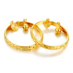 PRICES MAY VARY. Perfect Size and Design： These bangles have an Inner Diameter is 4.5cm/1.77inches, providing a comfortable fit for your little one. Premium Craftsmanship: Our bangles are expertly crafted with durable materials, featuring a highly polished 18K vacuum gold plating over copper. Adopting Color Preserving Electroplating Process，Lead-free and nickel-free .This combination ensures longevity and use safety , and adds a touch of luxury to your child's ensemble. Openable Bracelet Design Kids Bangles, Baby Bangles, Gifts For Baby, Gold Plated Bangles, Baby Bracelet, Baby Christmas Gifts, Girls Jewelry, Christmas Gifts For Kids, Kids Jewelry