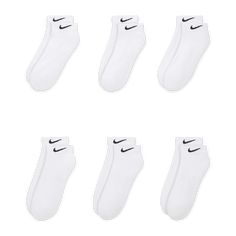 Keep your feet fresh in the Nike Everyday Low-Cut Socks. Product Details: Nike Everyday Low-Cut Socks 6 Pack Unisex lifestyle low socks Pack of 6 Branding featured Cotton fabric for comfortable wear Polyester fabric for durability and quick dry Color: White Fit: Men 8-12 Women 10-13 Fabric: 70% cotton 27% polyester 2% spandex Vans Top, Running Cap, Sock Packs, Visor Hats, Nike Acg, Fit Men, Newest Jordans, Jogger Shorts, Ankle Socks