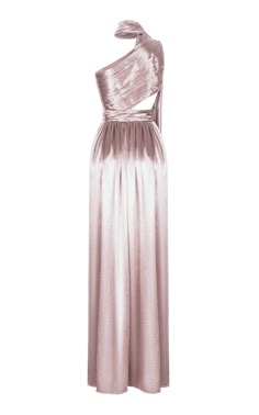 One Shoulder Gown by RASARIO for Preorder on Moda Operandi Interesting Outfits, One Shoulder Gown, Dress Chiffon, Colored Wedding Dresses, Glam Dresses, Mermaid Fashion, Fashion Design Clothes, Stage Outfits, Wedding Dresses Simple