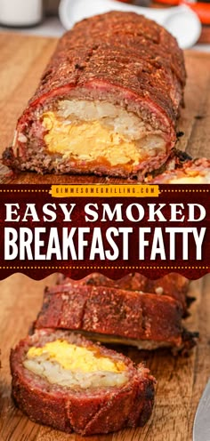 Everyone will be requesting this Smoked Breakfast Fatty every time you host brunch! This easy Breakfast Fatty is stuffed with hash browns, cheese and eggs then rolled up in breakfast sausage and wrapped in a bacon weave. Season it with our mouthwatering Sweet & Smoky Rub and smoke it on your pellet grill.

It’s the best breakfast recipe on your Traeger that no one will forget. I mean, it wraps all your favorite breakfast foods into one dish! Breakfast Fatty, Bacon Weave, Yummy Food Recipes, Breakfast Sausage Recipes, Smoked Meat Recipes, Smoked Cooking