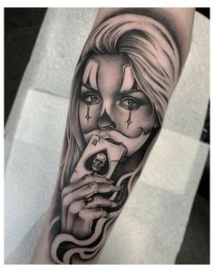 Tato Joker, Font Tato, Girl Arm Tattoos