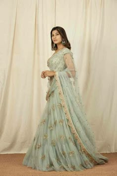 Fabric Details: Lehenga Lehenga Fabric :- Net  Lehenga Inner :-  Micro Silk Lehenga Work :- Sequence 3mm Work, Embroidery Work, Coding Work, Zari Work. Lehenga Flair :- 5 Meter Lehenga Waist Size :-Max Up To 42(XL)(Semi-Stitched) Lehenga Length : 40-42 Inch Blouse  Blouse Fabric :-Jalbari Silk Blouse Work :- Sequence 3mm Work, Embroidery Work, Coding Work, Zari Work. Blouse Size: Max Up To 42(XL)(Un-Stitched) Blouse Length: 14 Inch Dupatta  Dupatta Fabric :- Heavy Butterfly Net  Dupatta Work :- Fancy Border Work  Dupatta Length :- 2.40 Meter Weight :- 1 Kg Care Introduction : Hand Wash And Dry & Clean Sage Green Indian Wedding, Pista Green Lehenga, New Lehenga Choli, Pastel Lehenga, Stylish Lehenga, Green Lehenga Choli, New Lehenga, Net Lehenga Choli, Blouse Lehenga