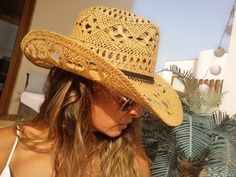 "Hats for women, bohemian hats, boho hats, cowgirl hats, straw cowboy hat, stetson hats, cowboy hats, straw hat, sun hat, buy online cowboy hats for women, sun hats, beach hats, custom hats & personalized hats for women. Jewelry & fashion accessories, original designs by kekugi. Best gift ideas !! This Stylish cowboy hat is accented with a black lace cord This hat is soft yet supple, making it light to wear yet durable to last for years. These womens hats are perfect for any summer activ Beige Straw Hat For Western-themed Summer Events, Country Style Straw Hat, Fitted Straw Hats For Rodeo, Natural Western Style Sun Hat For Country Events, Rustic Fitted Hats For The Beach, Rustic Fitted Beach Hat, Western Style Fitted Straw Hat, Country Style Fedora Straw Hat, Rustic Brimmed Sun Hat For Spring