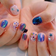 #nails #nailart #japanesenailart Gel Manicure Designs, Nails Desing, Dream Nails, Funky Nails, Dope Nails, Manicure E Pedicure