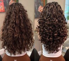 Layered Curly Haircuts, Highlights Curly Hair, Hair Hoco