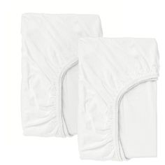 two pieces of white cloth on top of each other