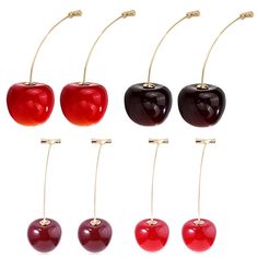 PRICES MAY VARY. 🍑 UNIQUE DESIGN: Cute fruit earring give people a fresh feeling.these fruit dangle earrings featuring a hanging cherry charm, designed to subtly hug the lobes for a nice look and understated you can be different everyday by wearing these cute fruit drop earrings. most economical jewelry set for you. 🍑 OCCASION: You can wear it in any occasions, such as souvenir, party, valentine's day, graduation, or a particular party, it makes you more attractive, charming, fashion and catch Cherry Drop Earrings, Sweet Jewelry, Fruit Jewelry, Cherry Earrings, Fruit Earrings, Cute Fruit, Red Cherry, Jade Jewelry, Set For Women