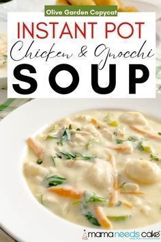 instant pot chicken and green bean soup with text overlay