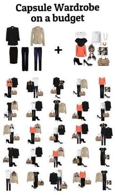 Learn how to build a capsule wardrobe on a budget.  Click through to read now or pin for later. Build A Capsule Wardrobe, Build A Wardrobe, Capsule Outfits, Minimalist Wardrobe, Travel Wardrobe