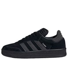 adidas Samba XLG 'Black Carbon' IH2219 Sambas Black, Goals 2025, Limited Edition Sneakers, Carbon Black, Black Sneakers, Dream Shoes, Adidas Samba, Sport Sneakers, Outfit Idea