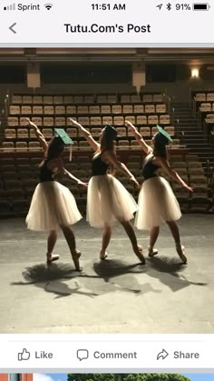 three girls in tutu com's post on instagram