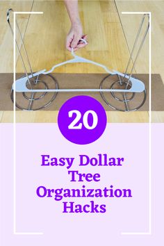 coat hanger storage with text overlay twenty easy dollar tree organization hacks Cake Pan Organization Storage Ideas, Diy Dollar Tree Toy Storage Ideas, Dollar Tree Book Storage, Diy Cheap Organization Hacks, Dollar Tree Craft Room Organization Hacks, Dollar Tree Bins Organizing Ideas, Diy Shelf Organization Ideas, Dollar Tree Moving Hacks, Dollar Tree Hair Accessories Organizer