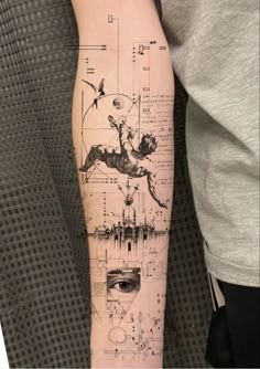 a person with a tattoo on their arm