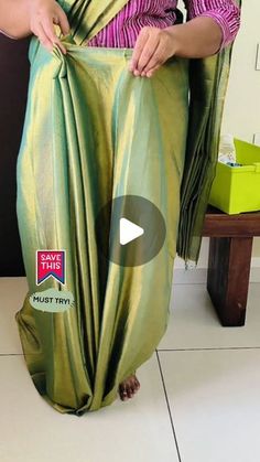 Priyanka Ravi on Instagram: "New trick to pleat tissue saree / cotton saree / organsa saree Save it Try it Hope this video useful for you FOLLOW for more such videos . . . PROFESSIONAL SAREE DRAPING CLASS ONE TO ONE SESSION  (Select your convenient date) TIME: 11.00AM TO 5PM CERTIFICATE COURSE  SELF SAREE DRAPING CLASS ONE TO ONE SESSION  (select your convenient date) TIME: 11AM TO 2PM  SAREE BOXFOLD SERVICE COURIER SERVICE AVAILABLE . . . for more details WHATSAPP / CALL 8428881111 . . . #sareedraping #sareedrapingstyle #drapingtechnique #sareedrape #sareeblogger #sareeaddict #sareeonline #sareelove #tipsandtricks #tipoftheday #tips #hack #draping #trichy #trichysareedrapist #tipoftheweek #sareedrapingclasses #sareedrapingtutorial" How To Get Ready For Marriage Function, Tissue Cotton Sarees, Saree Tips And Tricks, How To Drape Cotton Saree, Tissue Saree Draping Style, Saree Draping Hacks, Trendy Blouse Patterns For Silk Sarees, Saree Pleats Techniques, How To Drape A Saree