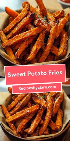 Perfectly baked sweet potato fries with a light crispiness and endless seasoning options—healthy and delicious!

Ingredients:

2 lbs sweet potatoes (2-3 medium)
1 tbsp cornstarch
2 tbsp olive oil
½ tsp fine sea salt
Golden, crispy, and easy to make—these sweet potato fries are the perfect side dish or snack for any occasion! Crispy Wedges, Sweet Potato Fries Seasoning, Healthy Side Recipes, Sweet Potato Fries Recipe, Baked Sweet Potato Fries, Crispy Sweet Potato Fries, Sweet Potato Recipes Fries, Sweet Potato Fries Baked, Crispy Sweet Potato