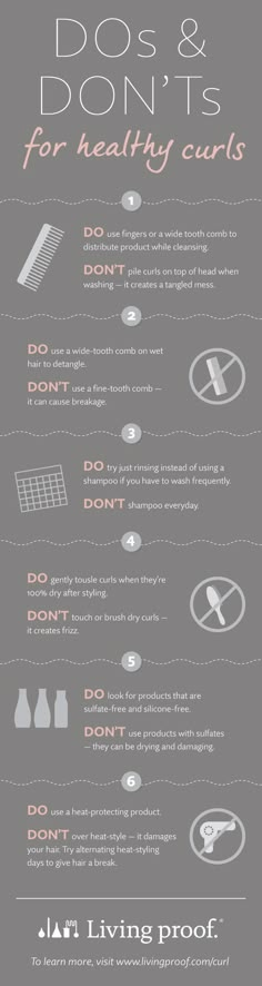 awesome Got naturally curly hair? Here are the do's and don'ts for keeping your ... More Curly Natural Curls, Curly Hair Problems, Naturally Curly Hair, Do's And Don'ts, Hair Problems, Natural Hair Journey, Curly Hair Care