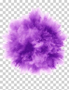 purple powder on a transparent background