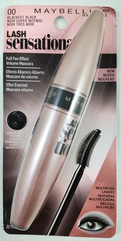 PRICES MAY VARY. Get a sensational full-fan effect with Maybelline New York's fan favorite Lash Sensational Washable Mascara! Lashes grow in more than one layer. This volumizing mascara can unfold layer upon layer of lashes thanks to its exclusive brush with ten layers of bristle. Maybelline's best lengthening mascara lengthens and volumizes lashes from root to tip. The buildable liquid ink waterproof formula coats from all sides without clumping. The fresh liquid formula is ophthalmologist test Maybeline Mascara Lash Sensational Waterproof, Maybeline Mascara Great Lash, Mascara Best Drugstore, Maybeline Mascara Colossal, Good Cheap Mascara, Lash Serum Maybelline, Best Lengthening Mascara, Lash Sensational Mascara, Maybelline Lash Sensational Mascara