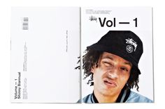 Stussy Magazine, Tyrone Lebon, Stussy Men, Lookbook Design, Graphic Design Books, Magazine Spreads, New Mens Fashion, Music Album Covers, Boy Tees