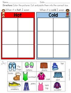 the clothes and shoes worksheet for children to learn how to use them in their clothing